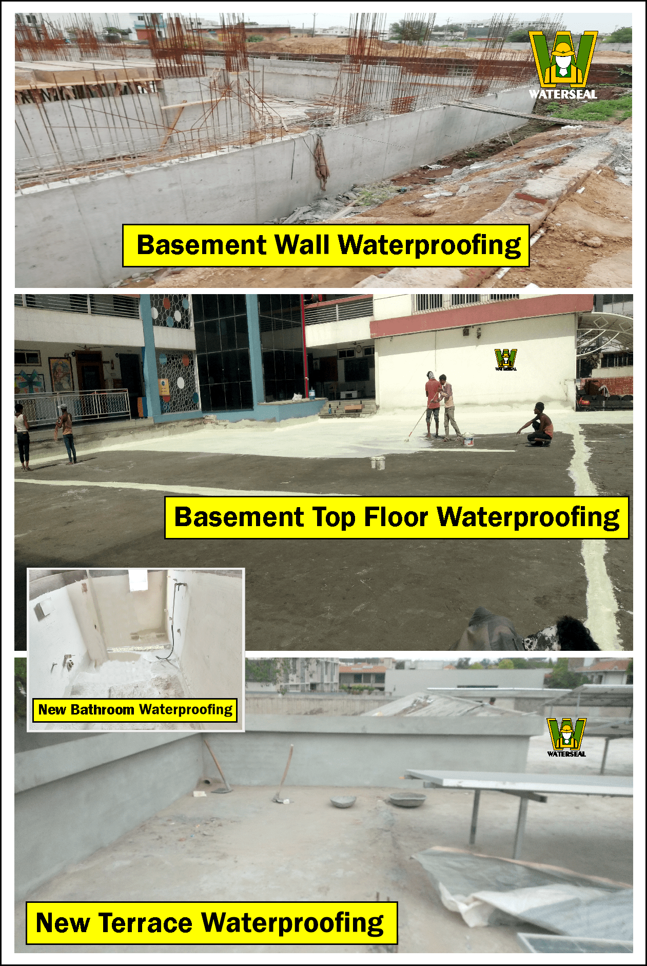 New Construction Waterproofing