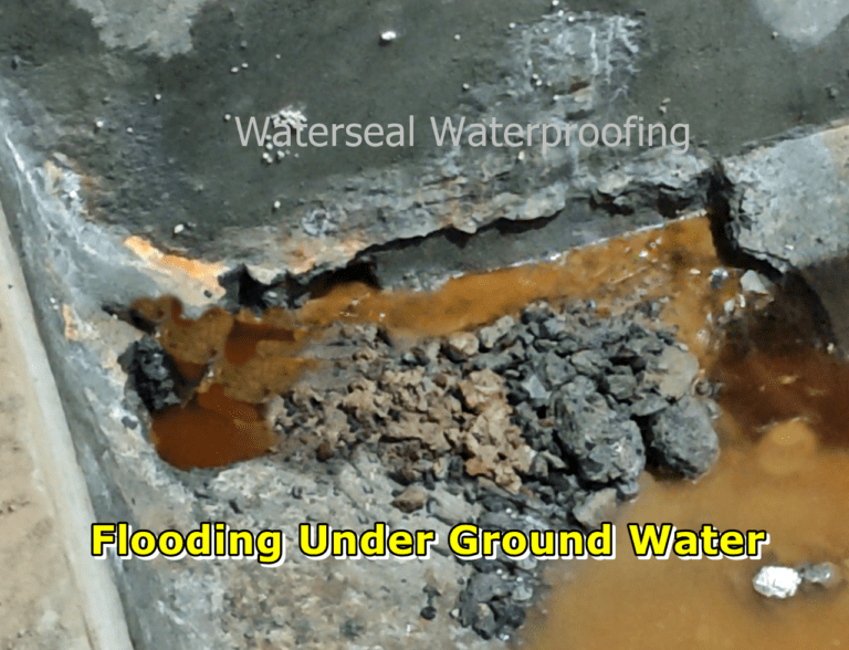 Under Ground Negative Pressure, Flooding ground water
