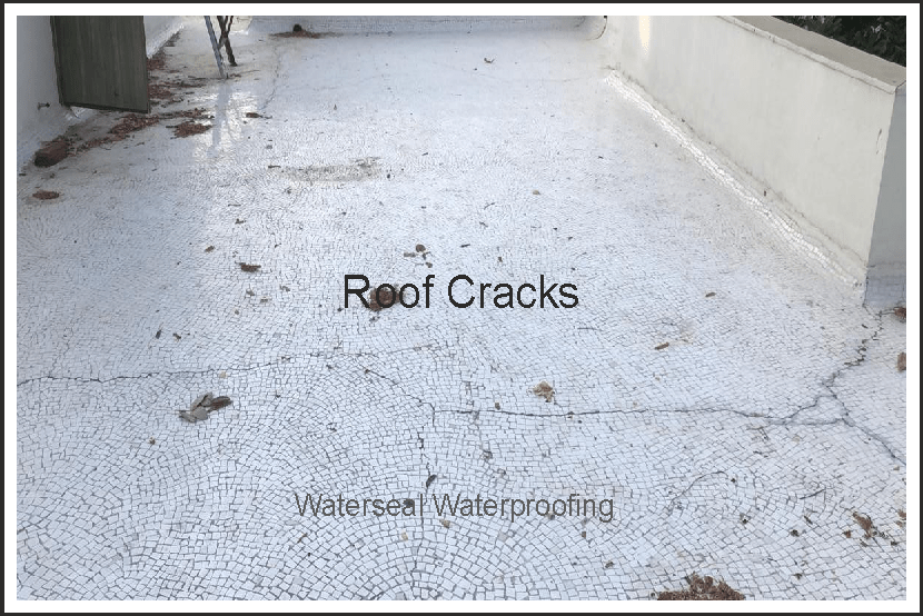 Major Roof Cracks filling