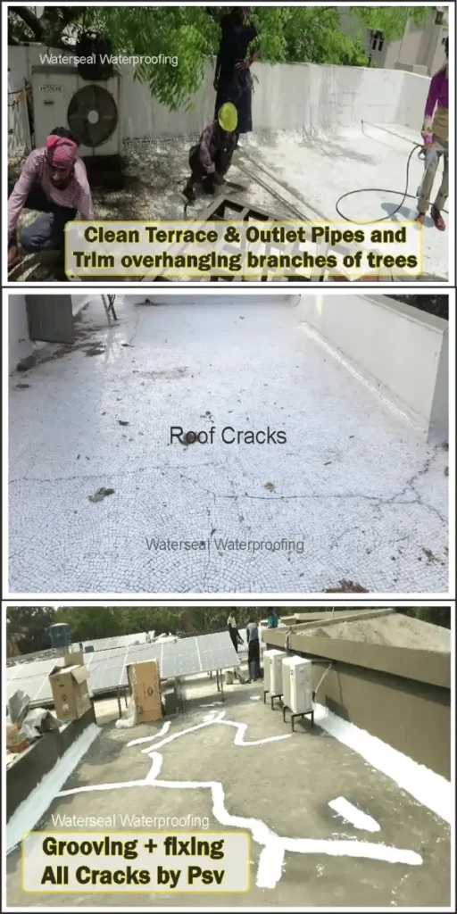 How to Fix Cracks in Terrace & Stop Water Leakage Yourself https://waterseal.in how to fix cracks