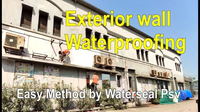 Exterior wall Waterproofing