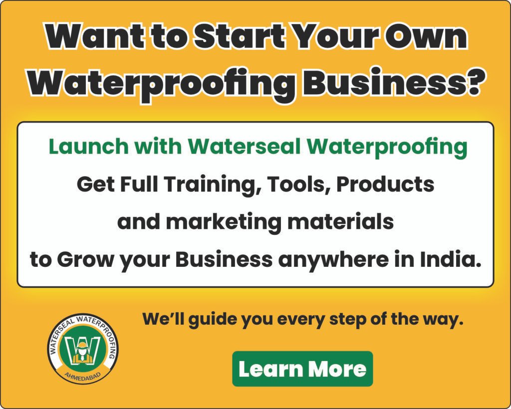 Waterproofing Services https://waterseal.in Start Your Own Waterproofing Business