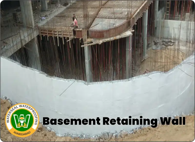 Basement Retaining Wall Waterproofing https://waterseal.in New Construction Basement Retaining Wall Waterproofing