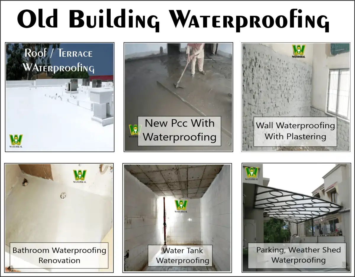 Old Building Waterproofing https://waterseal.in Old Building Waterproofing Solutions