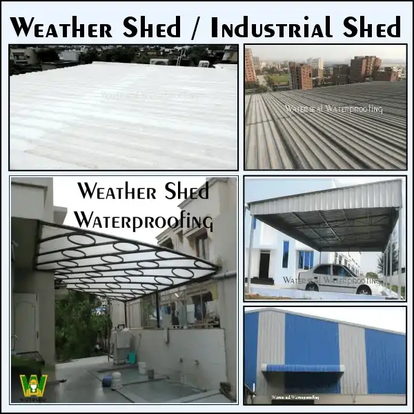 Waterproofing Cost per square feet https://waterseal.in Weather Shed-Industrial Shed Waterproofing