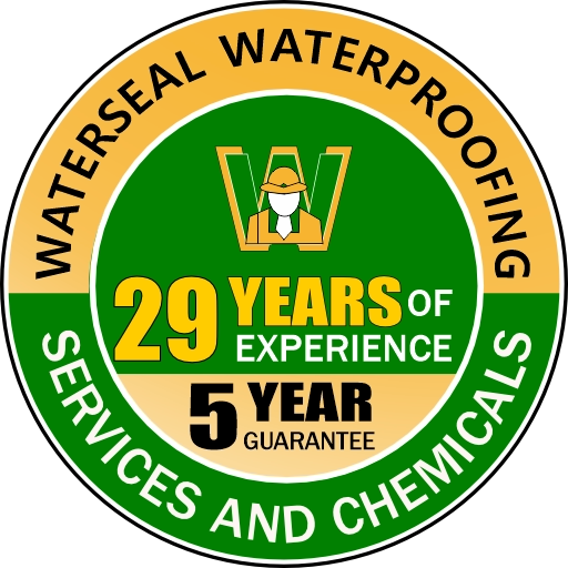 29 Experience, 5 Year Guarantee in Waterseal logo
