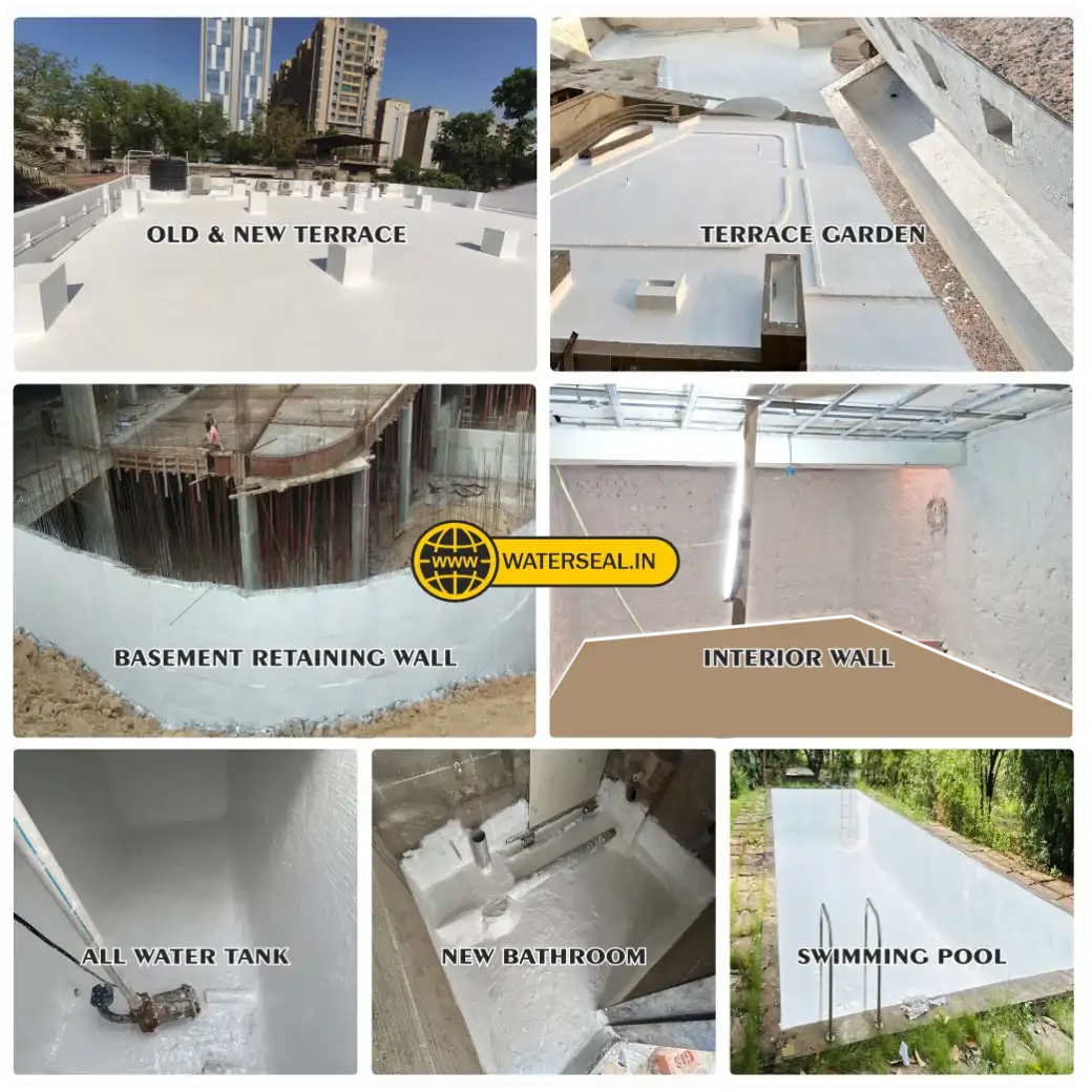 Trusted-Roof Terrace Waterproofing with Waterseal Psv-Premix